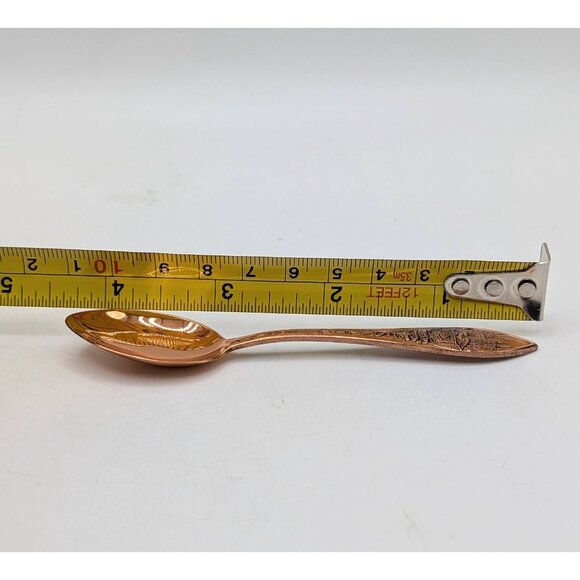Salt Lake City Utah Collectors Vintage Antique Copper Spoon 4" Mormon Temple - Picture 3 of 3